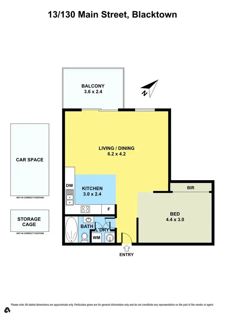 Floorplan of Homely apartment listing, 13/130 Main Street, Blacktown NSW 2148