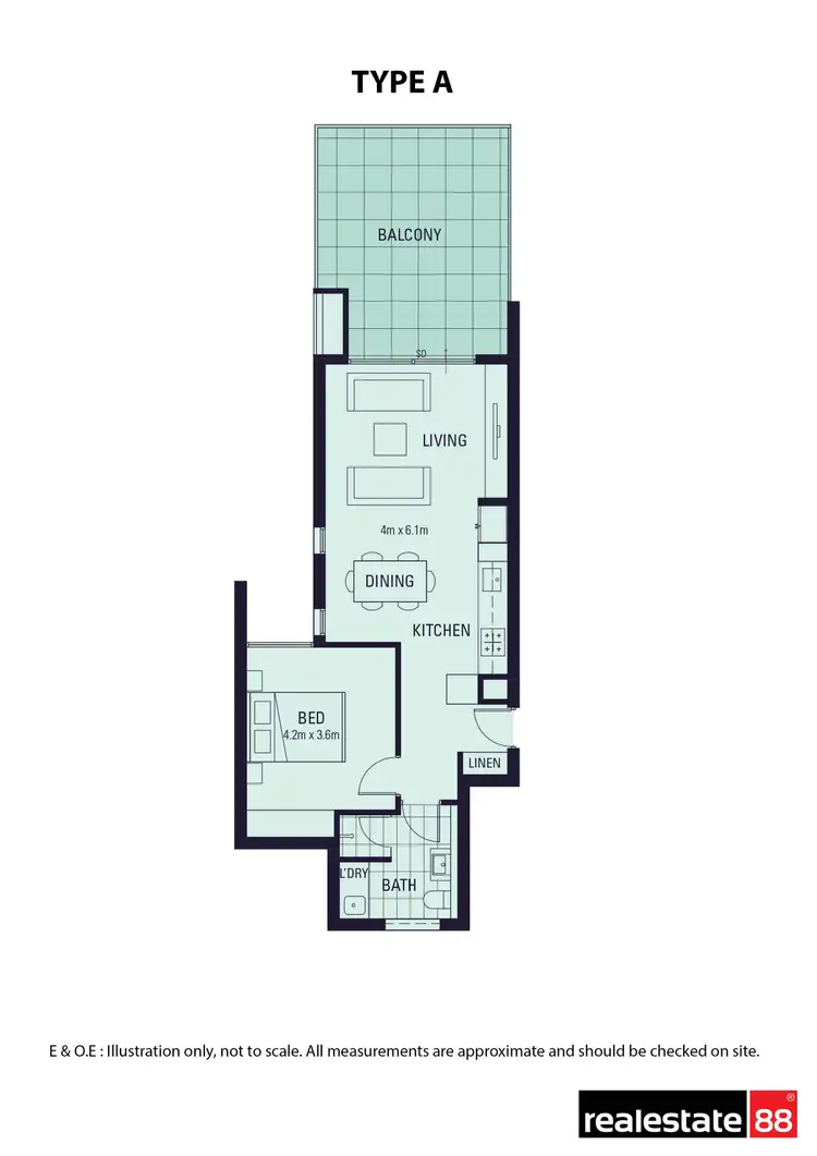 Floorplan of Homely apartment listing, 50/34 Charles Street, South Perth WA 6151