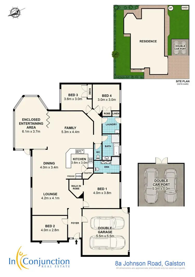 Floorplan of Homely house listing, 8A Johnson Road, Galston NSW 2159