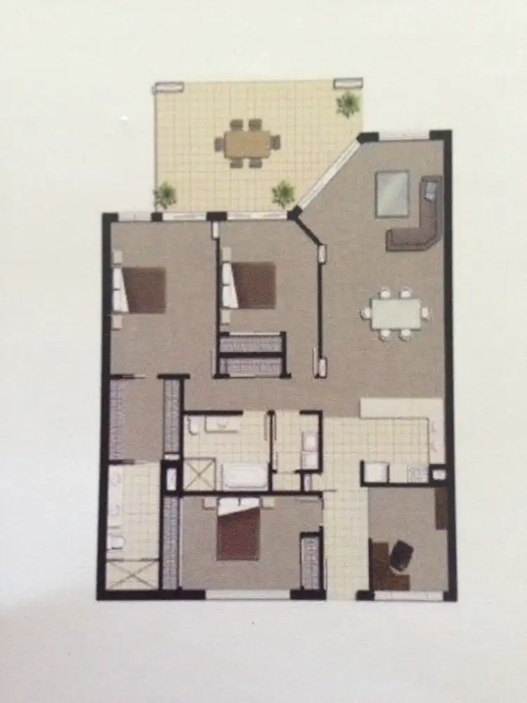 Floorplan of Homely apartment listing, 722/3 Pendraat Parade, Hope Island QLD 4212