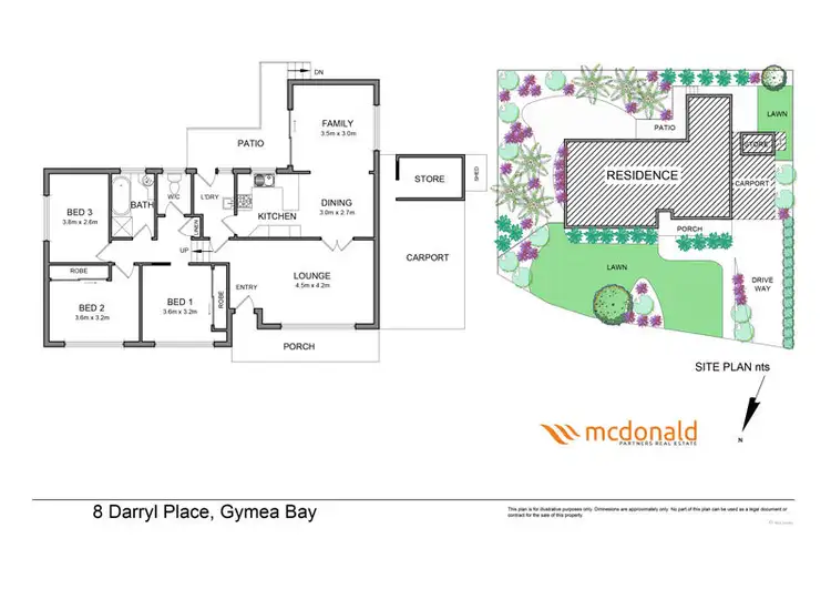 Floorplan of Homely house listing, 8 Darryl Place, Gymea Bay NSW 2227