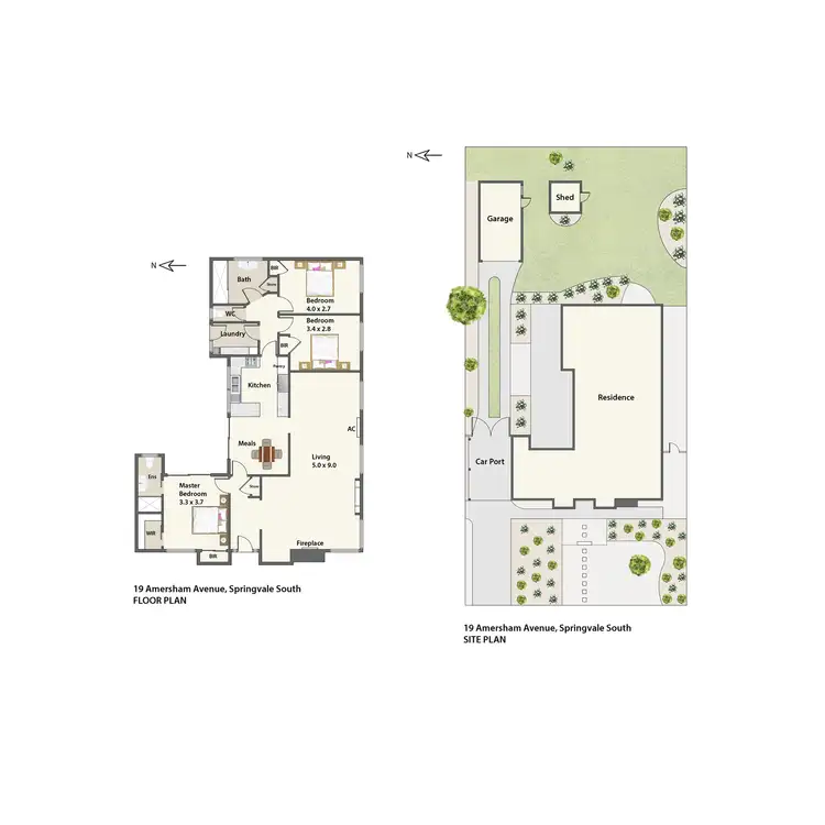 Floorplan of Homely house listing, 19 Amersham Avenue, Springvale South VIC 3172