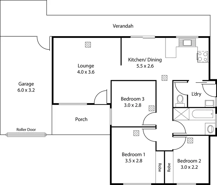 Floorplan of Homely house listing, 13a Caracas Crescent, Paralowie SA 5108