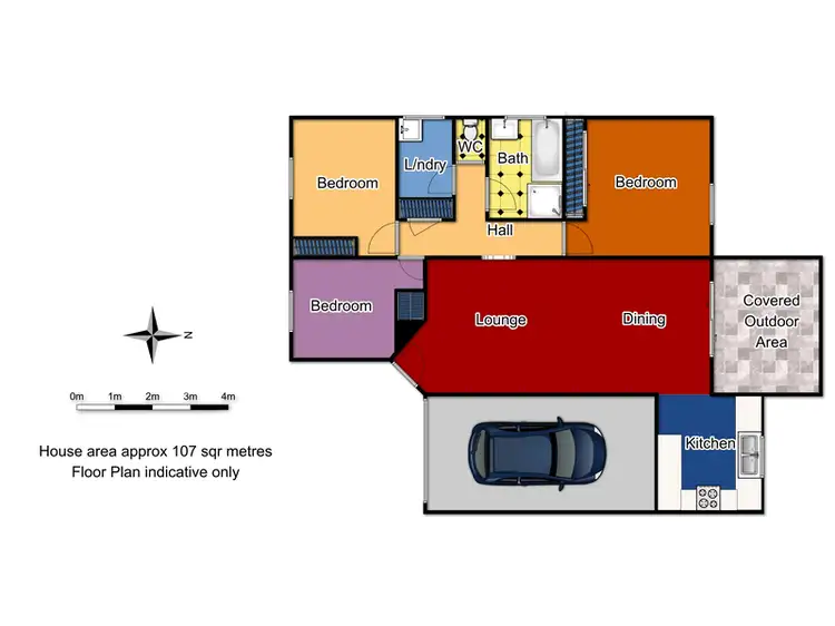 Floorplan of Homely unit listing, 2/19 Turner Crescent, Orange NSW 2800