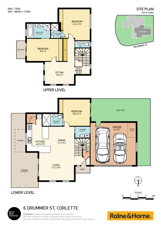 Floorplan of Homely house listing, 6 Drummer Street, Corlette NSW 2315