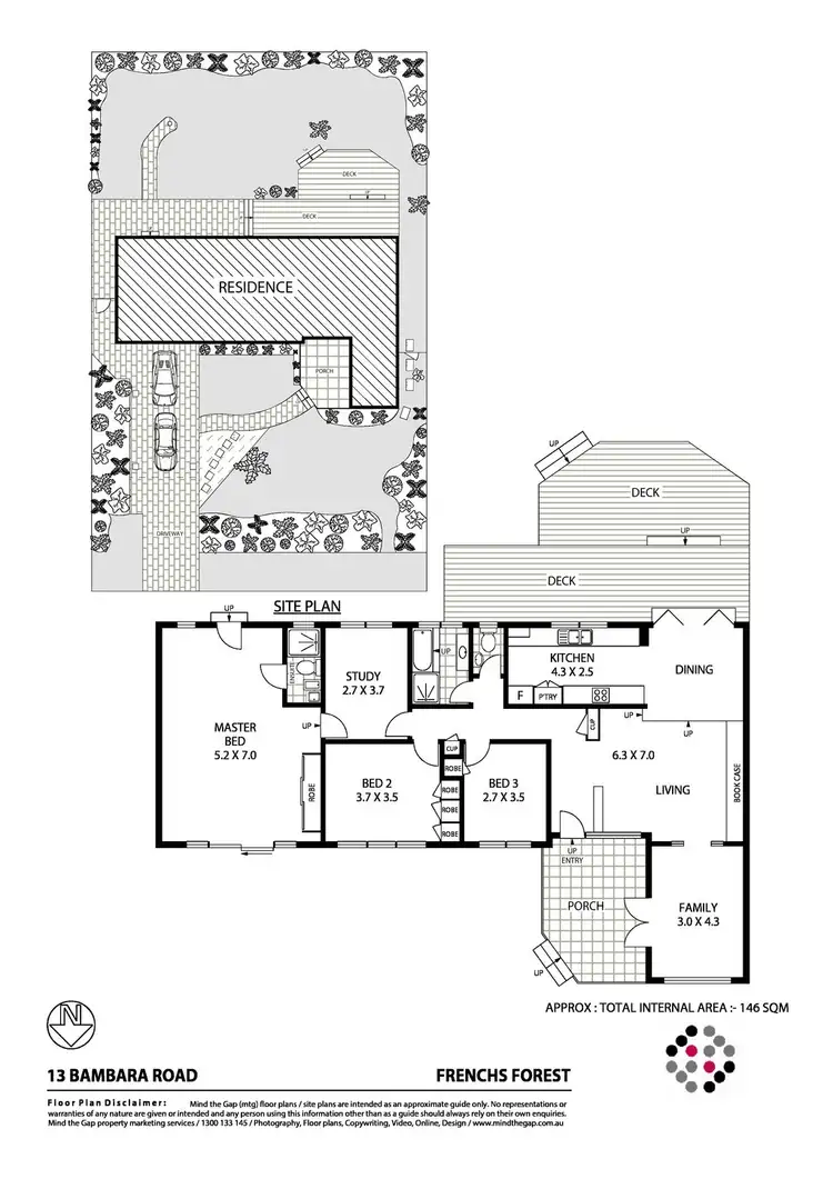 Floorplan of Homely house listing, 13 Bambara Road, Frenchs Forest NSW 2086