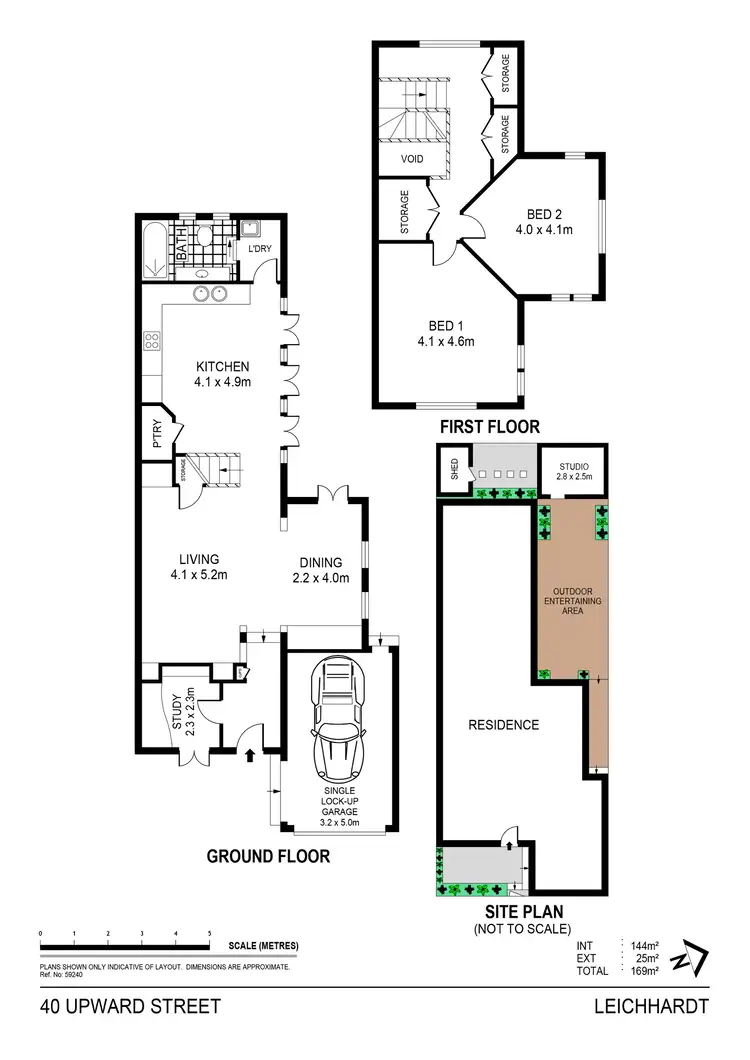 Floorplan of Homely house listing, 40 Upward Street, Leichhardt NSW 2040