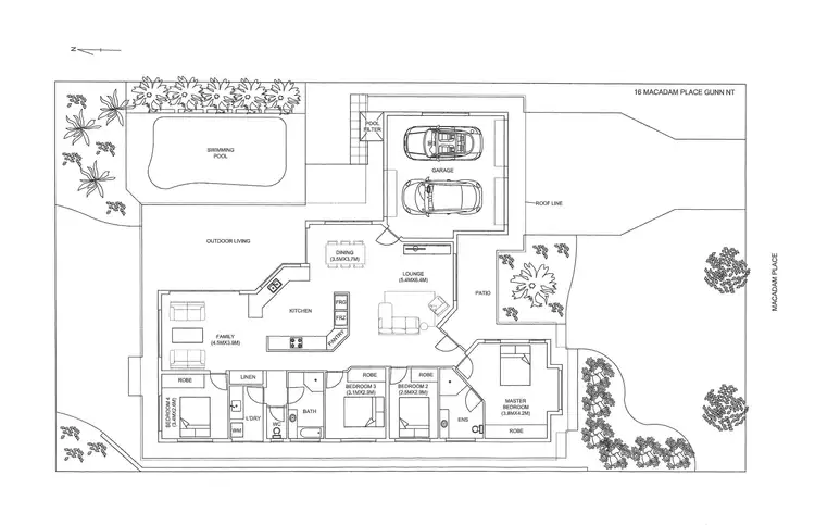Floorplan of Homely house listing, 16 Macadam Place, Gunn NT 832
