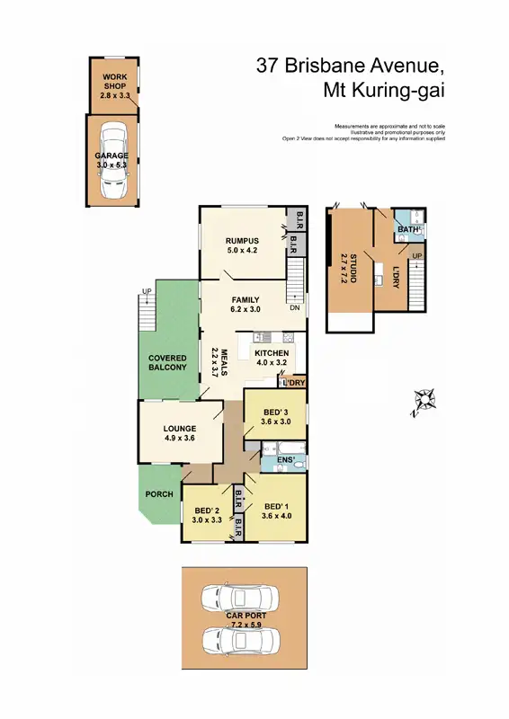 Floorplan of Homely house listing, 37 Brisbane Avenue, Mount Kuring-gai NSW 2080