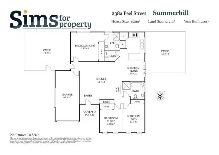 Floorplan of Homely house listing, 238A Peel Street, Summerhill TAS 7250