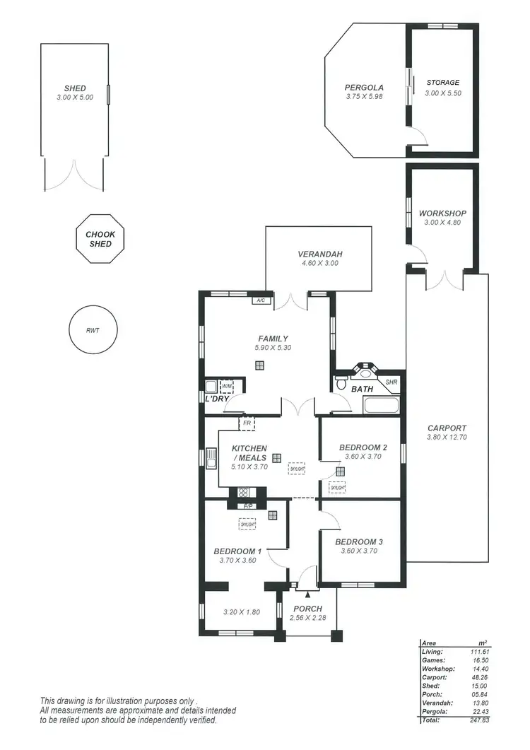 Floorplan of Homely house listing, 10 Field St, Mclaren Vale SA 5171