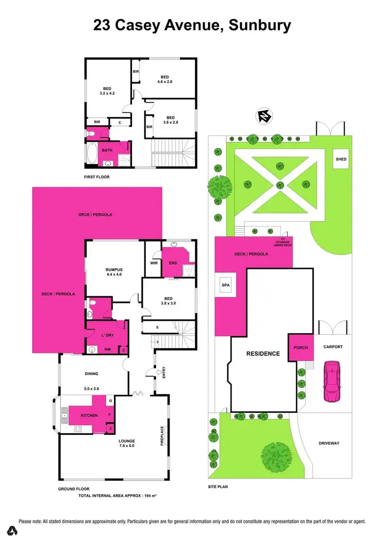 Floorplan of Homely house listing, 23 Casey Avenue, Sunbury VIC 3429