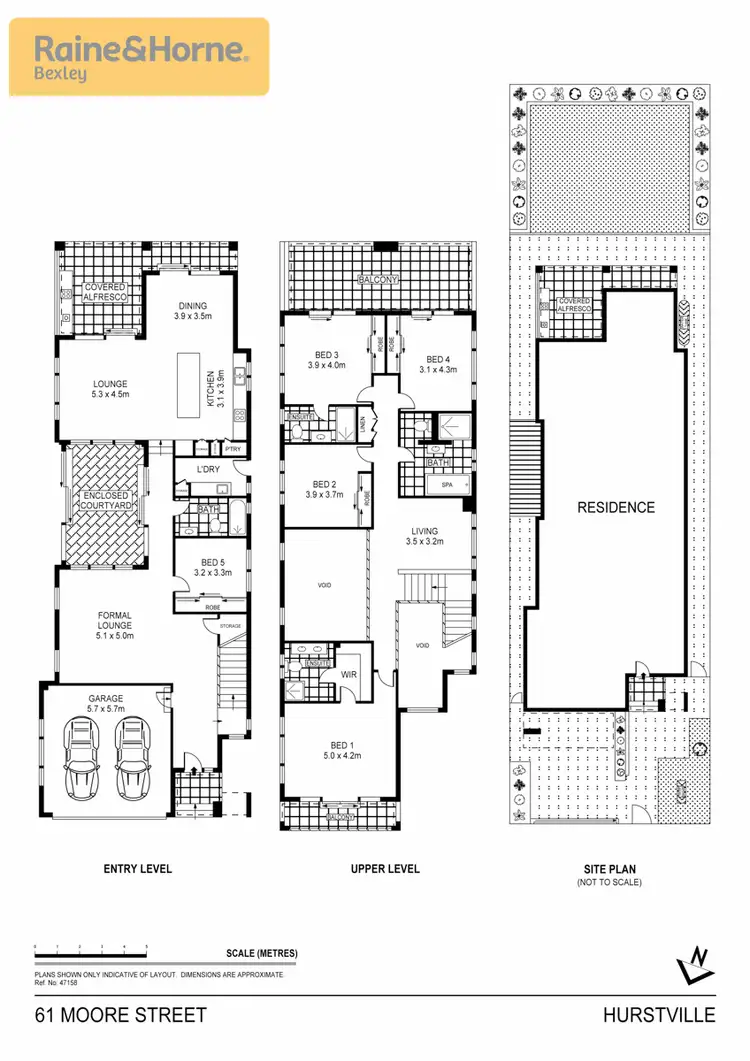 Floorplan of Homely house listing, 61 Moore Street, Hurstville NSW 2220