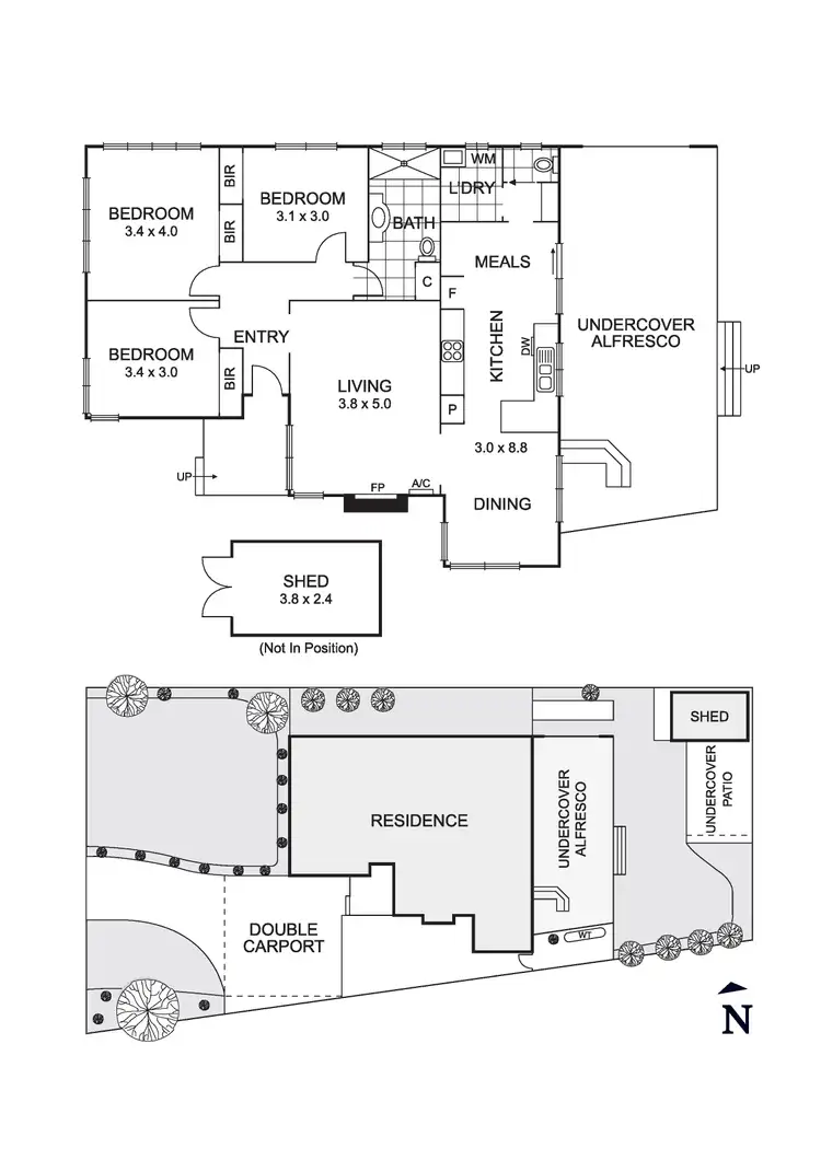 Floorplan of Homely house listing, 12 Idinia Street, Kilsyth VIC 3137