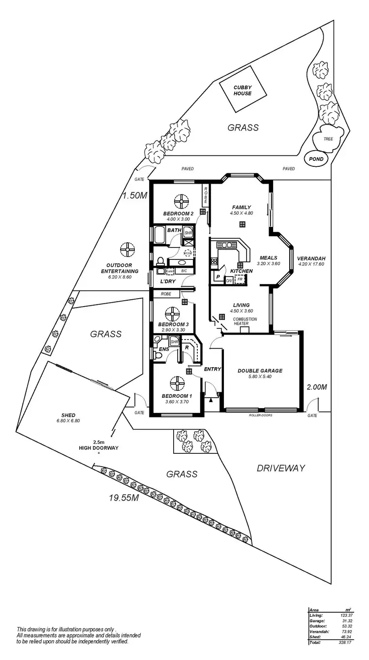 Floorplan of Homely house listing, 3/24 Golf Course Drive, Woodcroft SA 5162