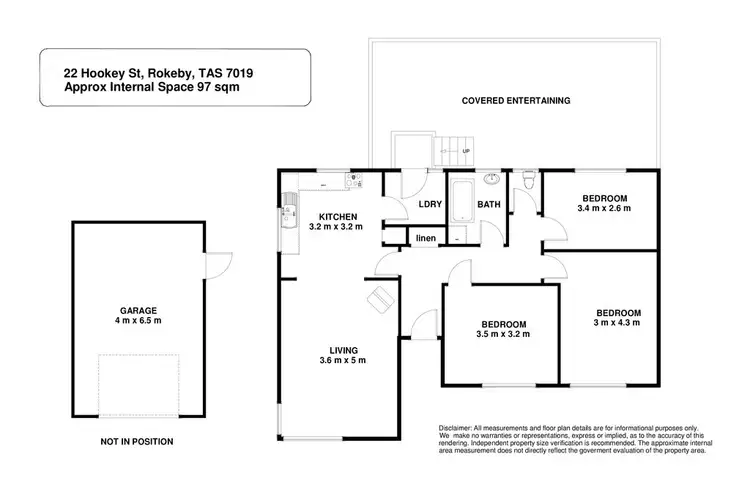 Floorplan of Homely house listing, 22 Hookey Street, Rokeby TAS 7019