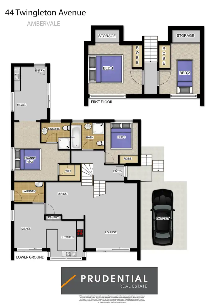 Floorplan of Homely house listing, 44 Twingleton Avenue, Ambarvale NSW 2560