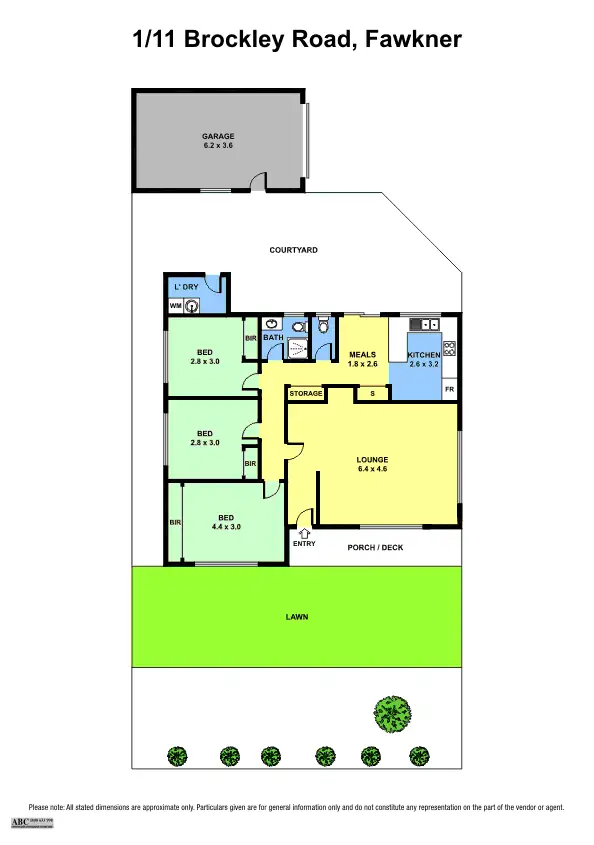 Floorplan of Homely house listing, 1/11 Brockley Road, Fawkner VIC 3060