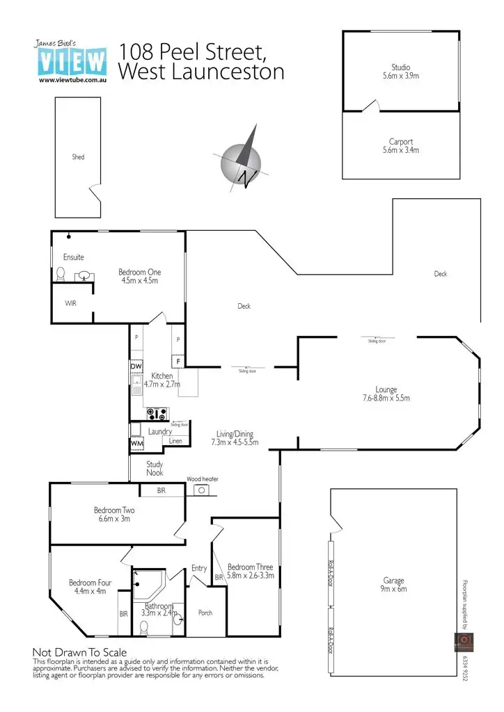 Floorplan of Homely house listing, 108 Peel Street, West Launceston TAS 7250