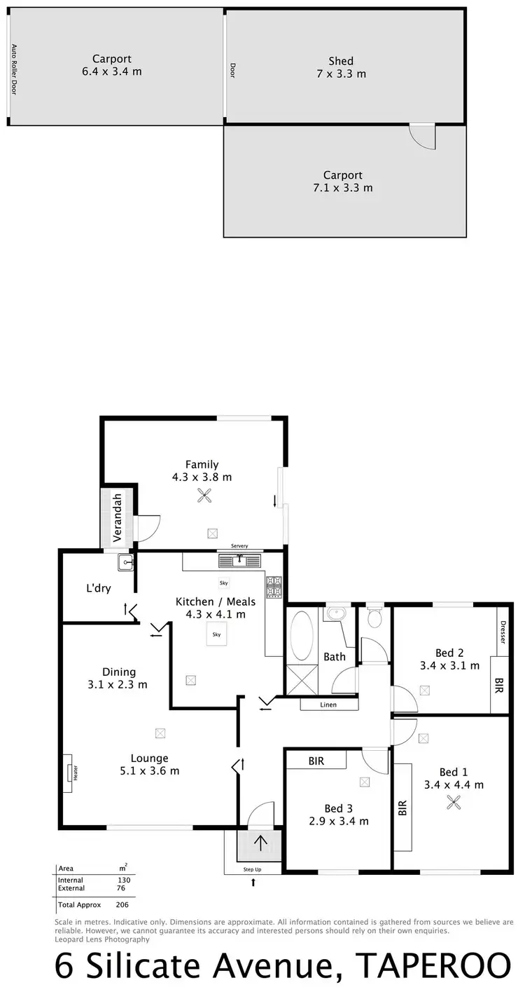 Floorplan of Homely house listing, 6 Silicate Ave, Taperoo SA 5017