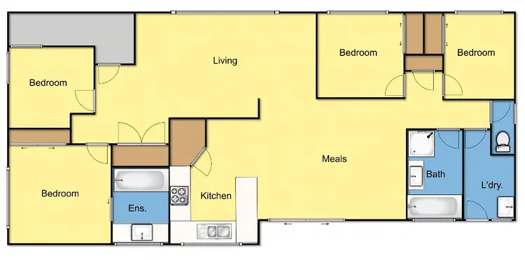 Floorplan of Homely house listing, 9 Waliki Court, Lara VIC 3212