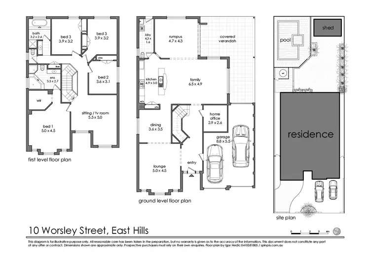Floorplan of Homely house listing, 10 Worsley Street, East Hills NSW 2213