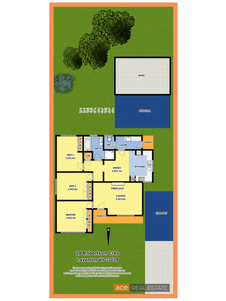 Floorplan of Homely house listing, 28 Robertson Crescent, Laverton VIC 3028