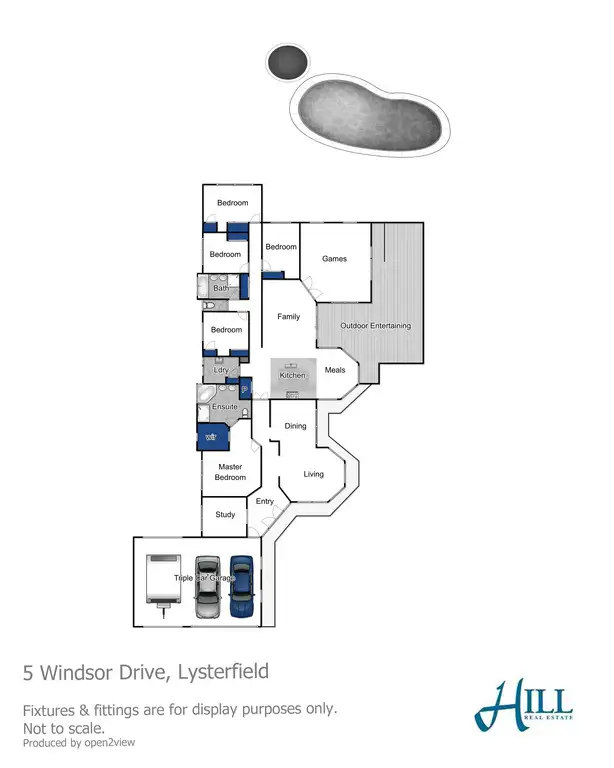 Floorplan of Homely house listing, 5 Windsor Drive, Lysterfield VIC 3156