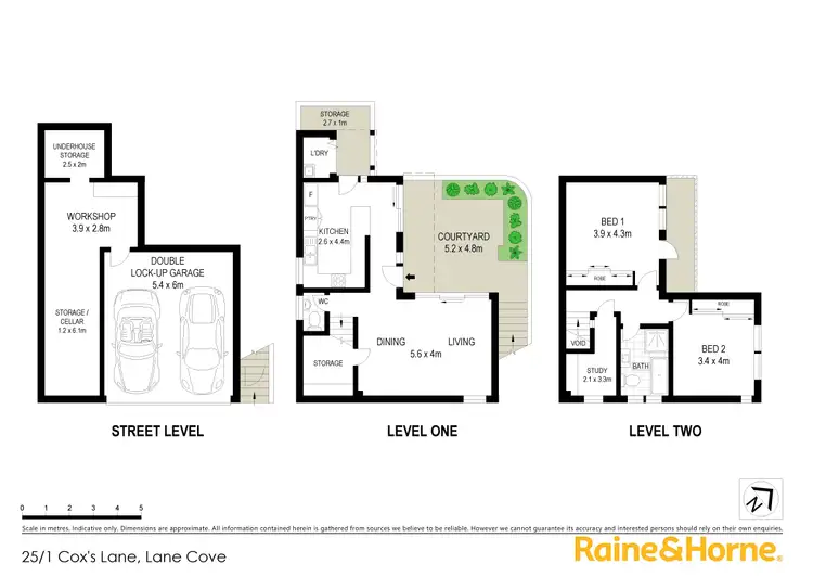 Floorplan of Homely townhouse listing, 25/1 Cox's Lane, Lane Cove NSW 2066