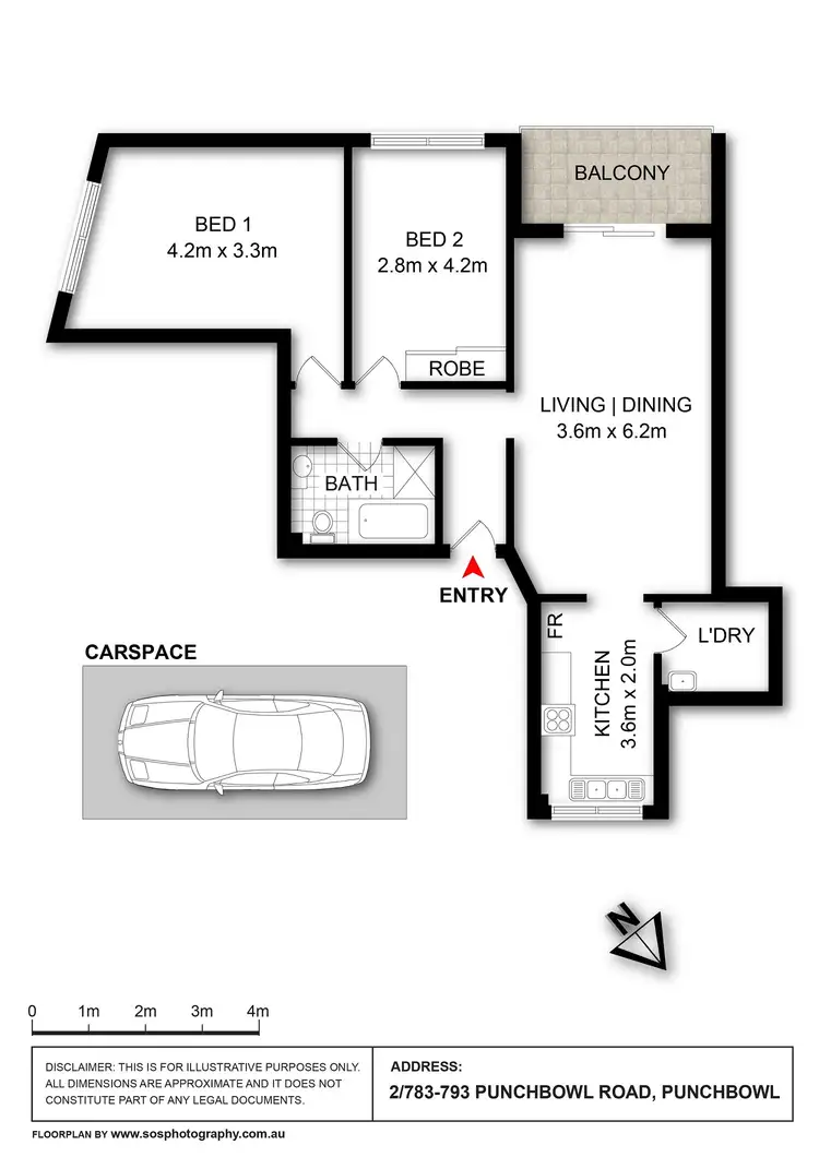 Floorplan of Homely apartment listing, 2/783-793 Punchbowl Road, Punchbowl NSW 2196