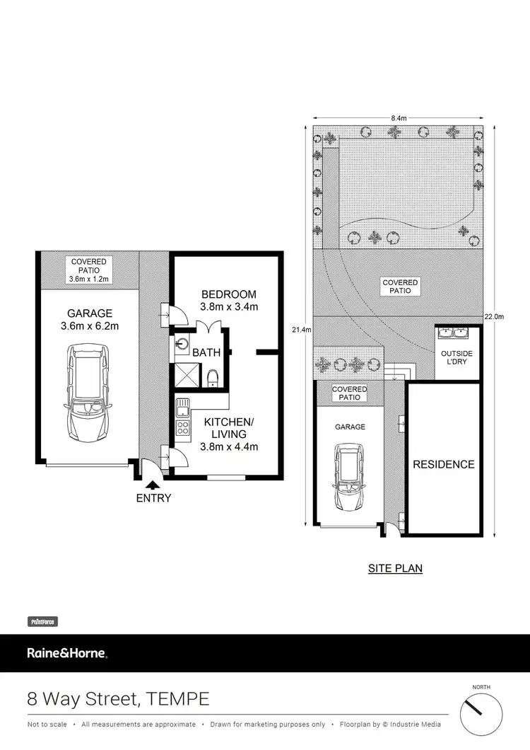 Floorplan of Homely house listing, 8 Way Street, Tempe NSW 2044