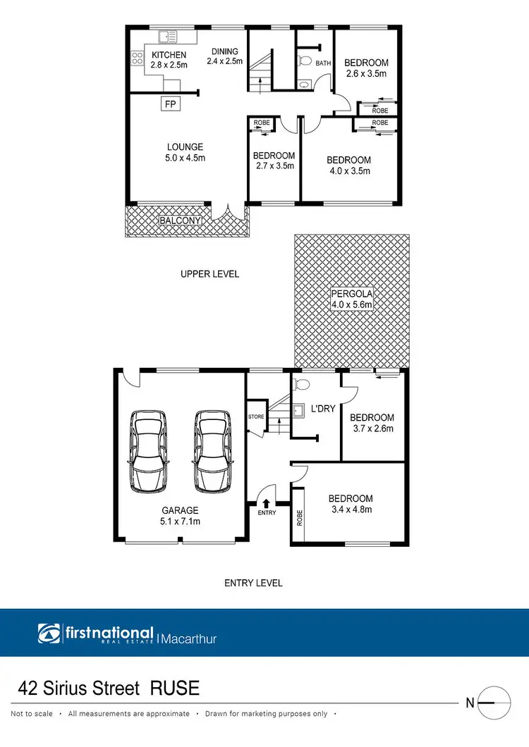 Floorplan of Homely house listing, 42 Sirius Street, Ruse NSW 2560