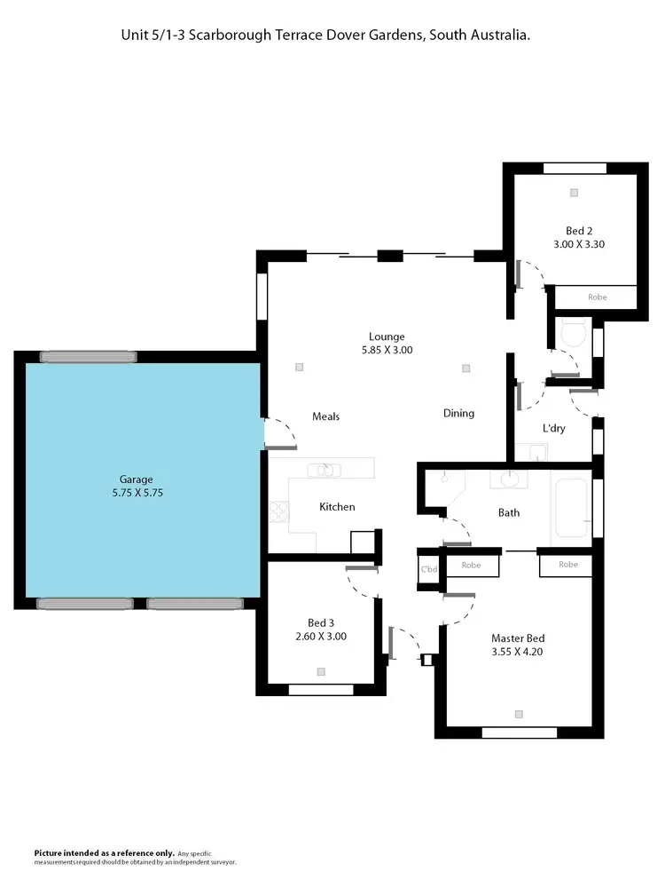 Floorplan of Homely house listing, 5/1-3 Scarborough Terrace, Dover Gardens SA 5048