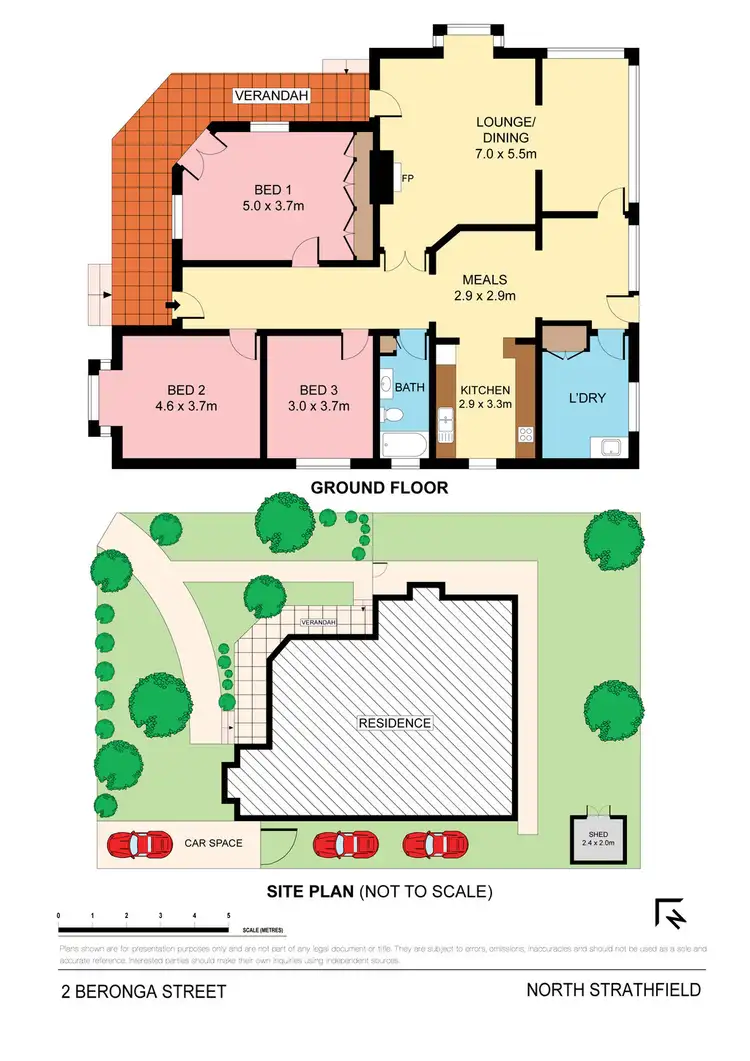 Floorplan of Homely house listing, 2 Beronga Street, North Strathfield NSW 2137