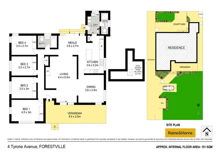 Floorplan of Homely house listing, 4 Tyrone Avenue, Forestville NSW 2087
