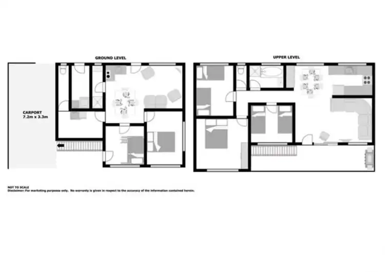 Floorplan of Homely house listing, 10 Garden Place, Shoal Bay NSW 2315