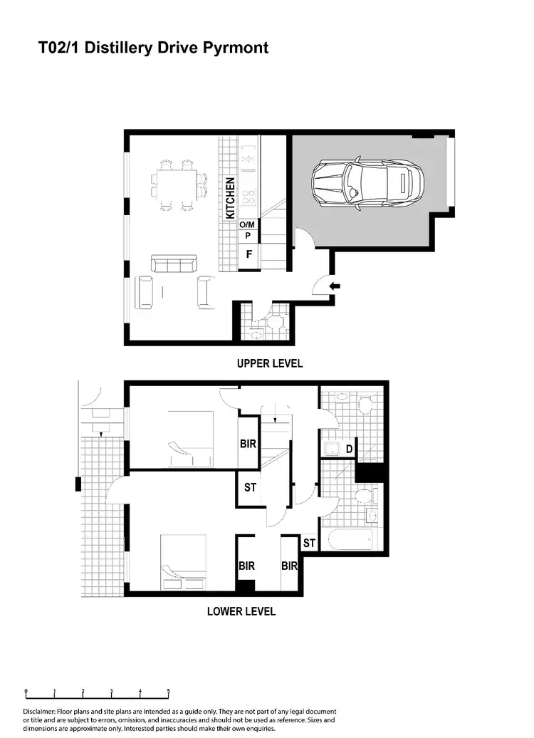 Floorplan of Homely apartment listing, T02/1 Distillery Drive, Pyrmont NSW 2009