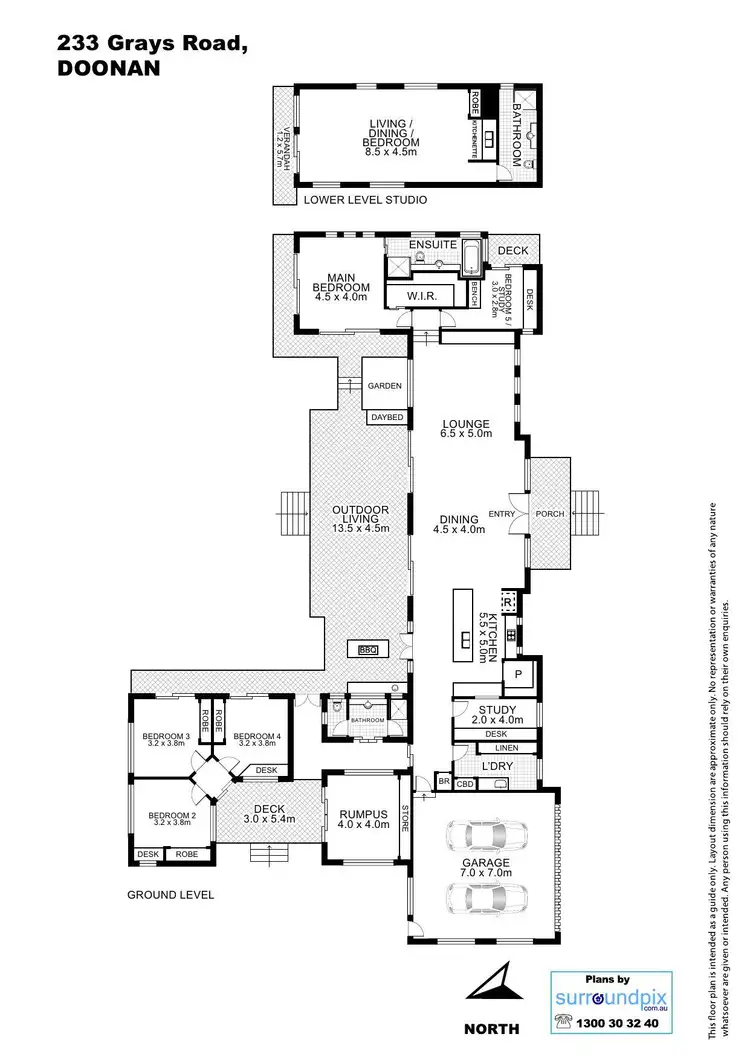 Floorplan of Homely house listing, 233 Grays Road, Doonan QLD 4562