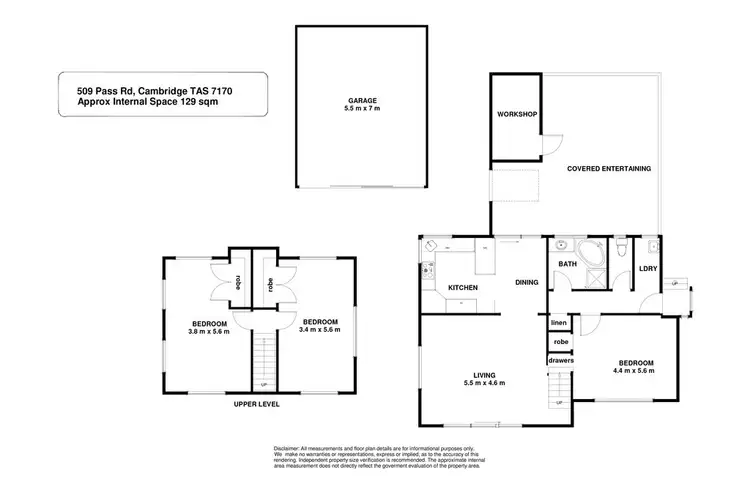 Floorplan of Homely house listing, 509 Pass Road, Cambridge TAS 7170