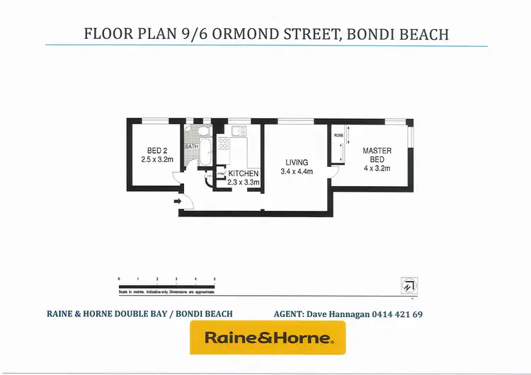 Floorplan of Homely apartment listing, 9/6 Ormond Street, Bondi Beach NSW 2026