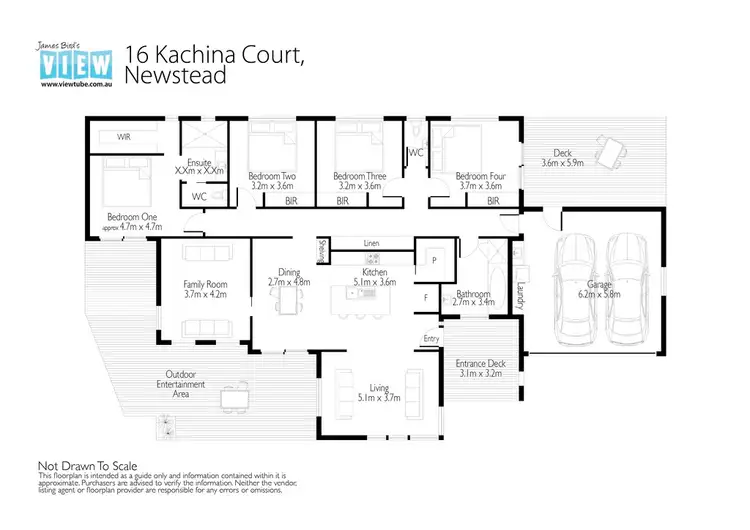 Floorplan of Homely house listing, 16 Kachina Court, Newstead TAS 7250
