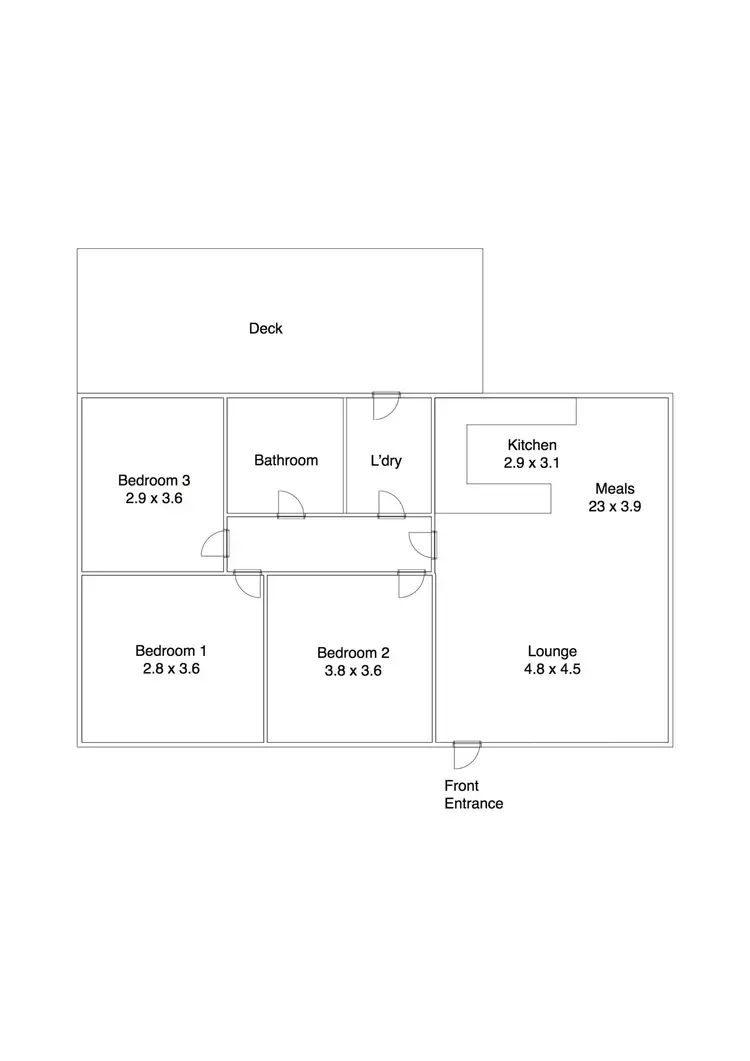 Floorplan of Homely house listing, 18 Ivanhoe Street, Wendouree VIC 3355