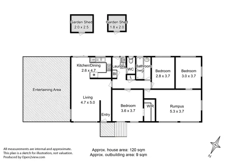Floorplan of Homely house listing, 54 Redwood Road, Kingston TAS 7050