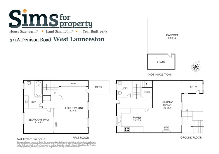 Floorplan of Homely unit listing, 3/1A Denison Road, West Launceston TAS 7250