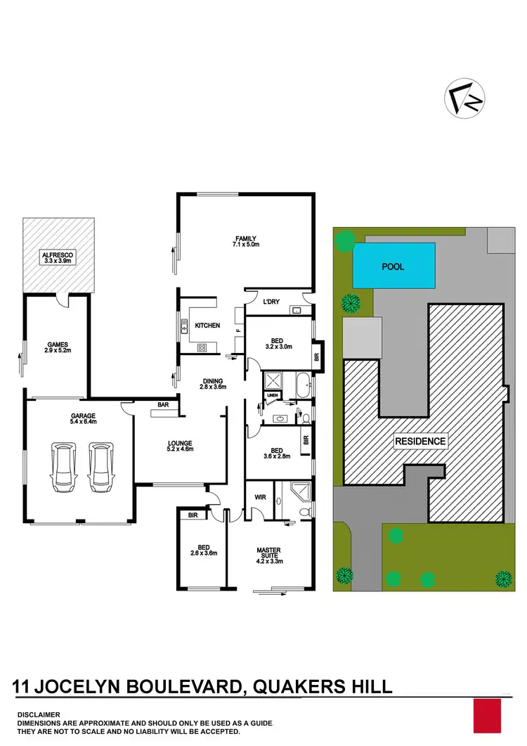 Floorplan of Homely house listing, 11 Jocelyn Boulevarde, Quakers Hill NSW 2763