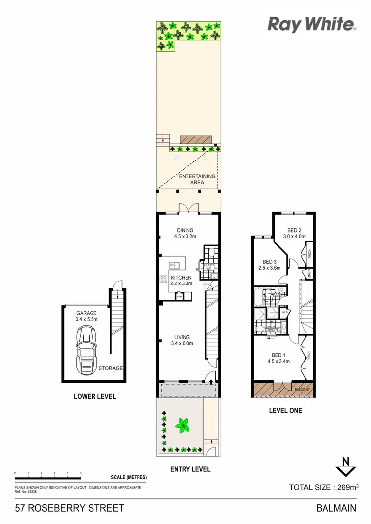 Floorplan of Homely house listing, 57 Roseberry Street, Balmain NSW 2041