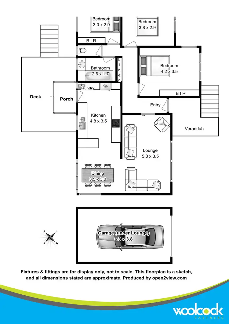 Floorplan of Homely house listing, 26 Tompsons Lane, Newnham TAS 7248