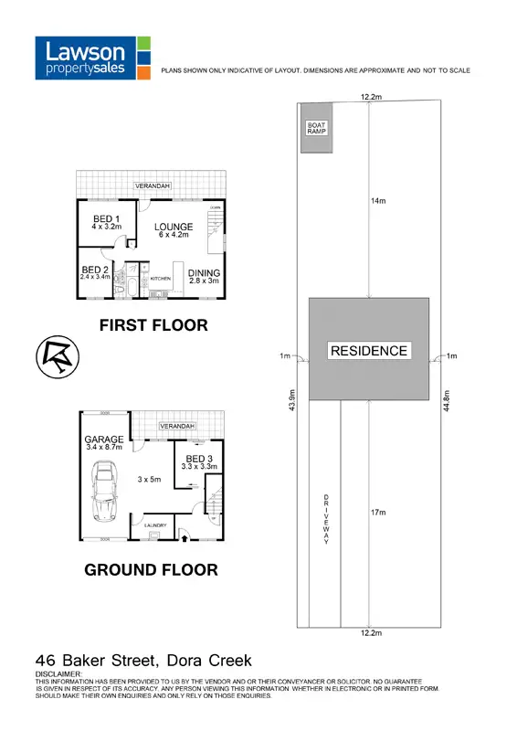 Floorplan of Homely house listing, 46 Baker Street, Dora Creek NSW 2264