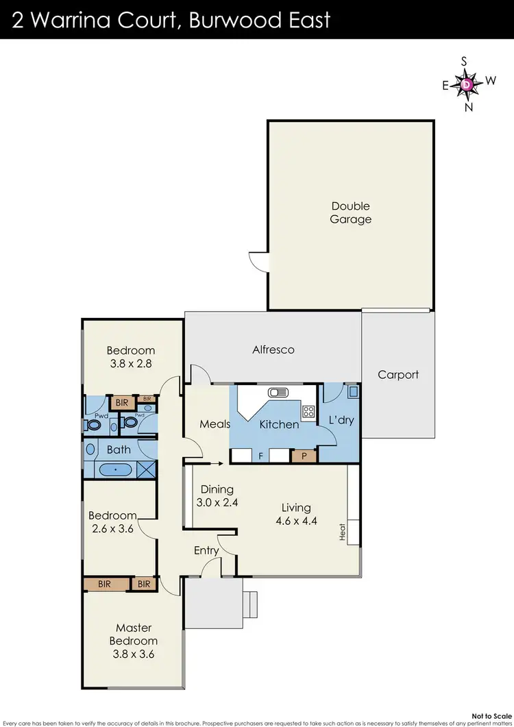 Floorplan of Homely house listing, 2 Warrina Court, Burwood East VIC 3151