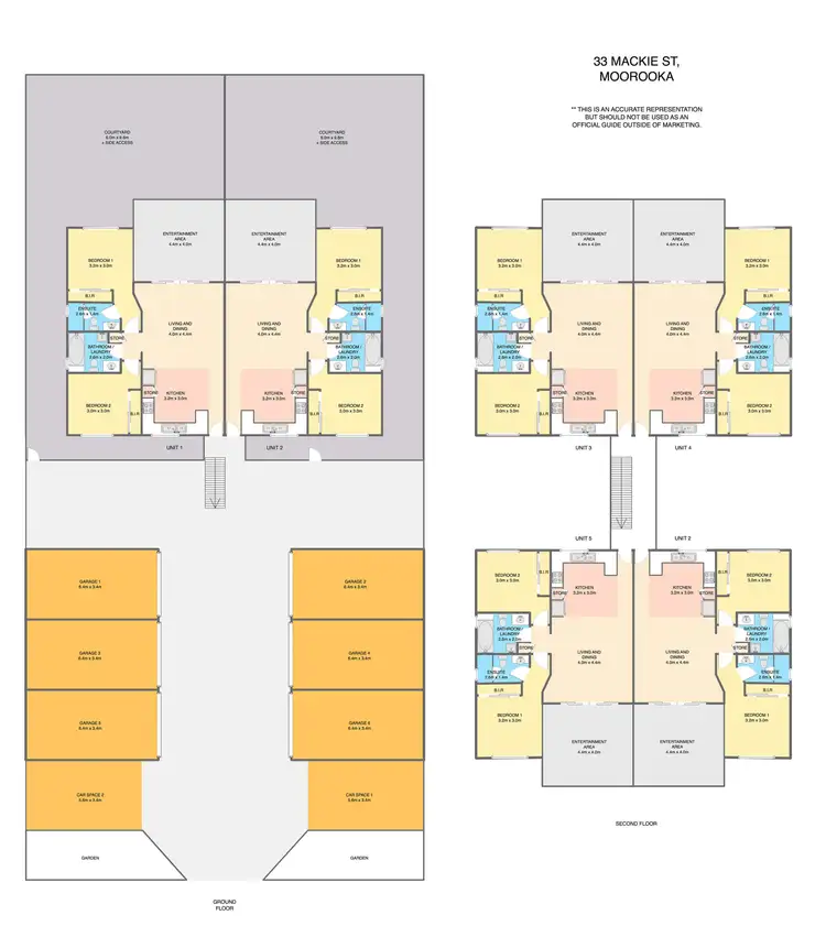 Floorplan of Homely block of units listing, 33 Mackie Street, Moorooka QLD 4105